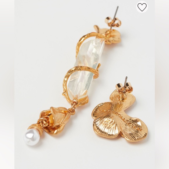 H&M x BROCK COLLECTION ASYMMETRICAL EARRINGS MISMATCHED FASHION STATEMENT - Picture 5 of 13